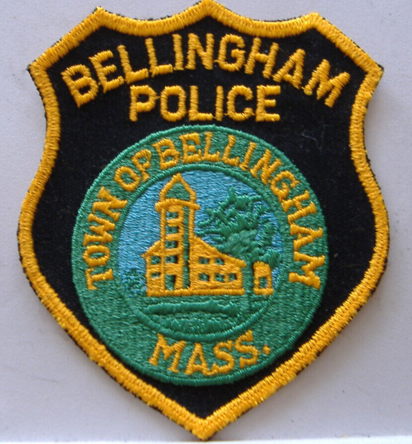 BELLINGHAM  MASSACHUSETTS   POLICE FABRIC   PATCH