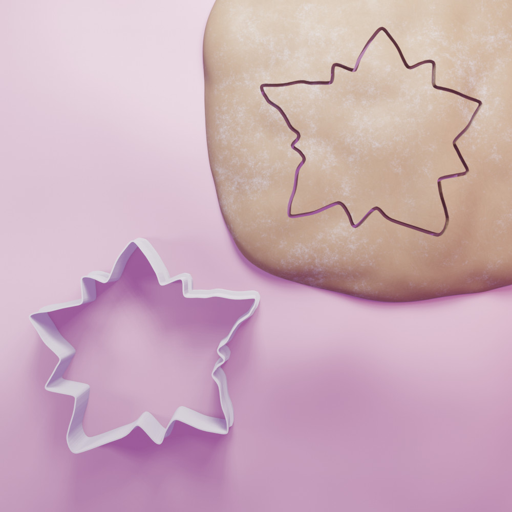 Poinsettia Flower Cookie Cutter