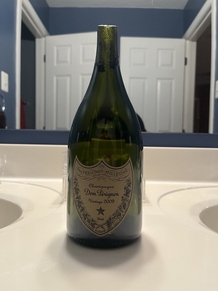 Empty Bottle Dom Pérignon Vintage 2009 Champagne