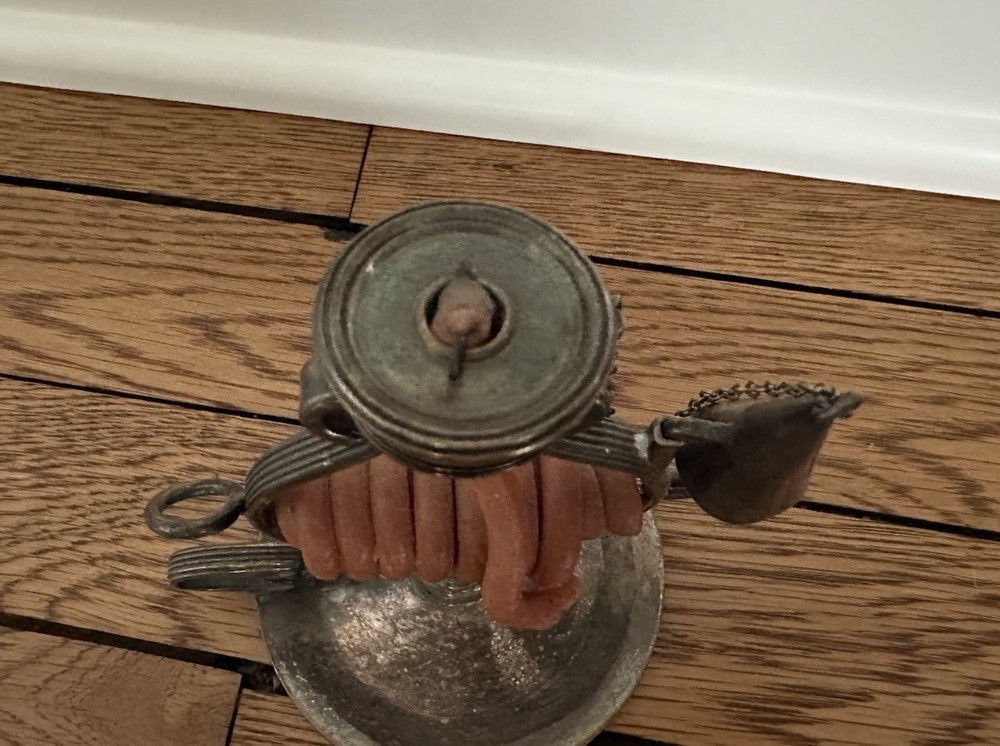 Vintage Silver Plated Wax Jack