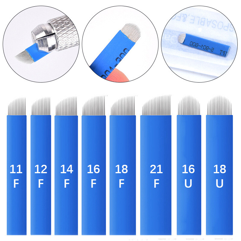 Microblading Blades Tattoo needles Permanent Makeup Needle Manual Eyebrow Blade