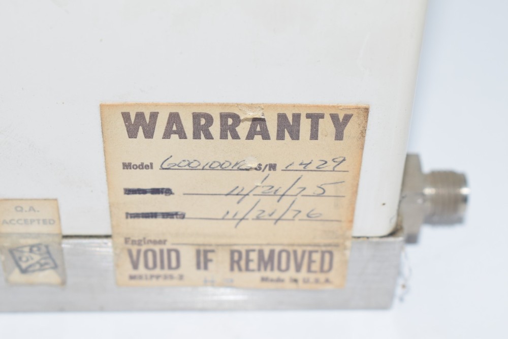 Applied Materials AFC-550 Mass Flow Controller 600100 6-300 sccm Hydrogen Gas