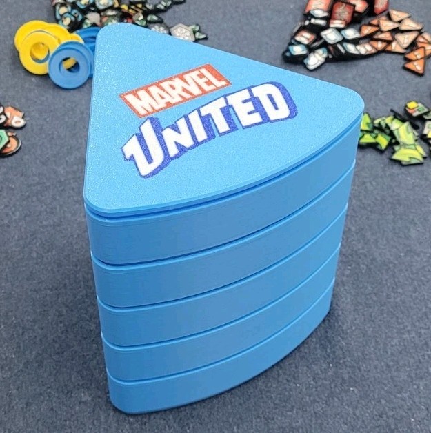 Marvel United Token Trays - 5 Trays plus Lid