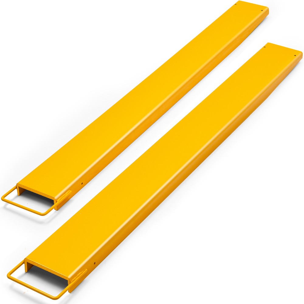 Pallet Fork Extension Durable Steel 84" X 4.5" Fork Extensions for Heavy Loads
