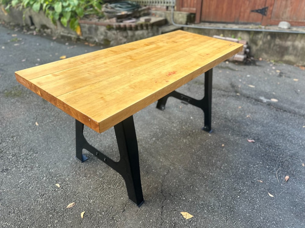 Vintage Butcher Block Desk