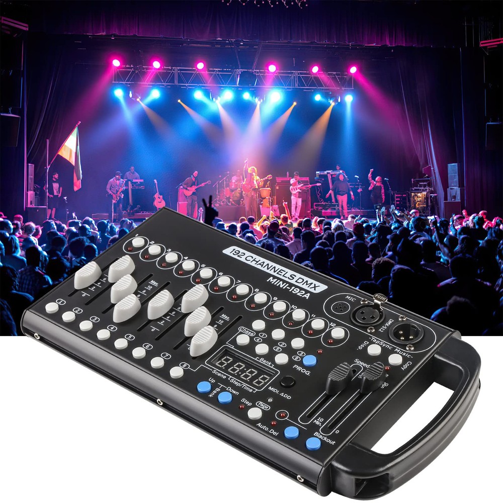 DMX Controller 192 Channel DMX Light Controller for Dj Lights, DMX Controllers