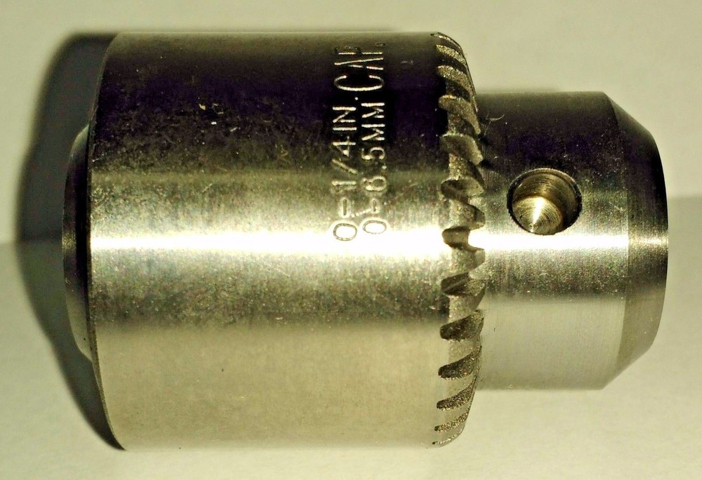 Jacobs 04919 1BA 3/8-24 Thread Mounted Medium Duty Drill Chuck 0-1/4" Capacity