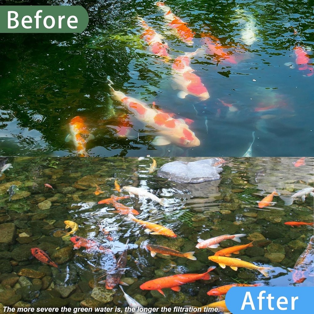 Pond UV Clarifier 55W Light Algae Control 500-5000 Gal