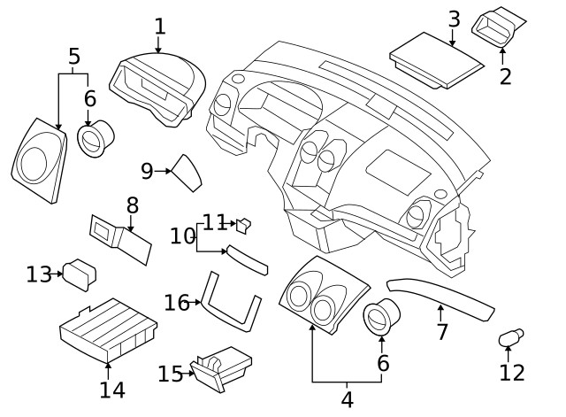 Genuine GM Cup Holder 94566245