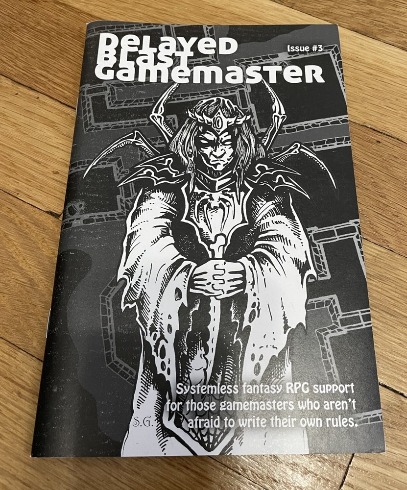 Dungeons & Dragons Delayed Blast Gamemaster 3 Zine OSR