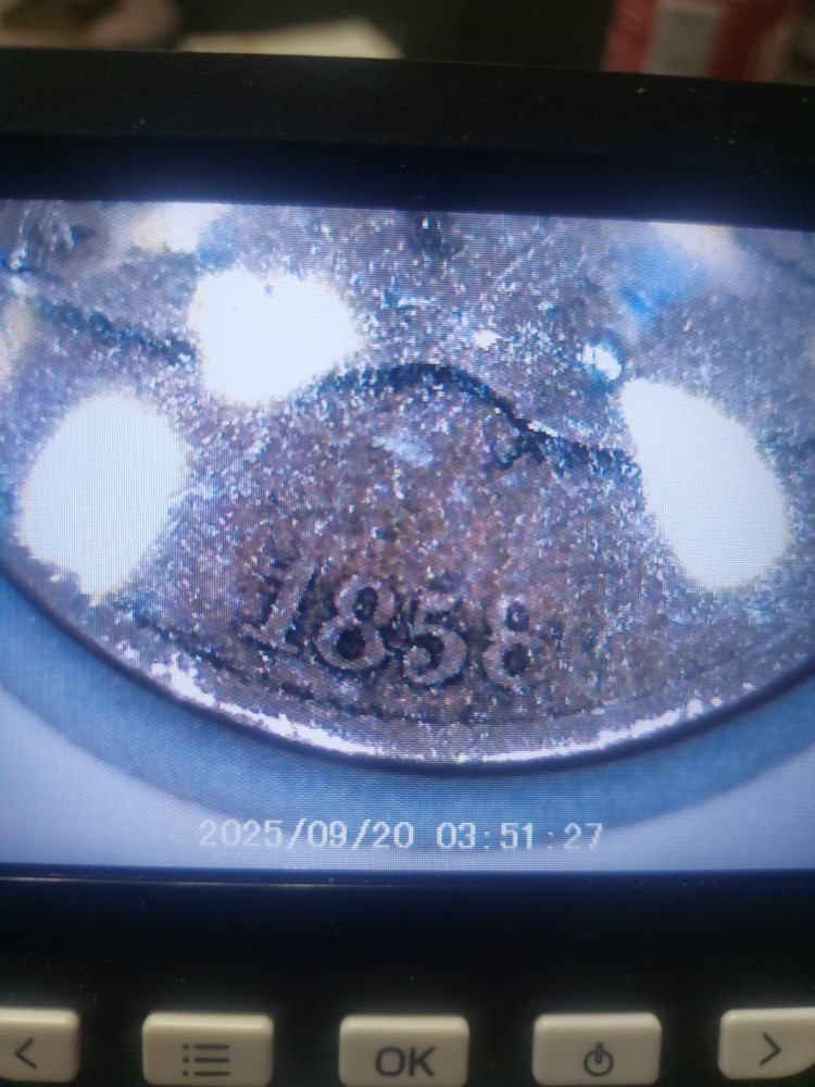 1858 1C Small Letters Flying Eagle Cent