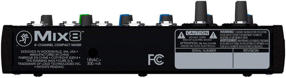 Mackie Mix8 8-Channel Compact Mixer