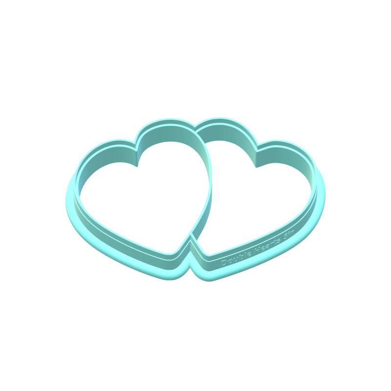 Double Hearts Cookie Cutters