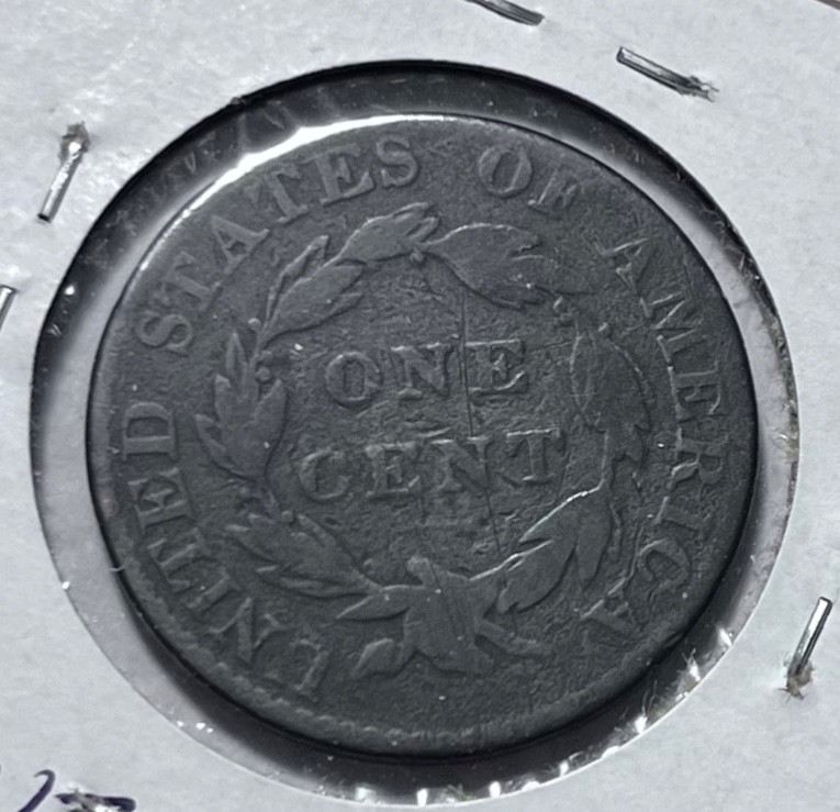 1824 coronet head large cent
