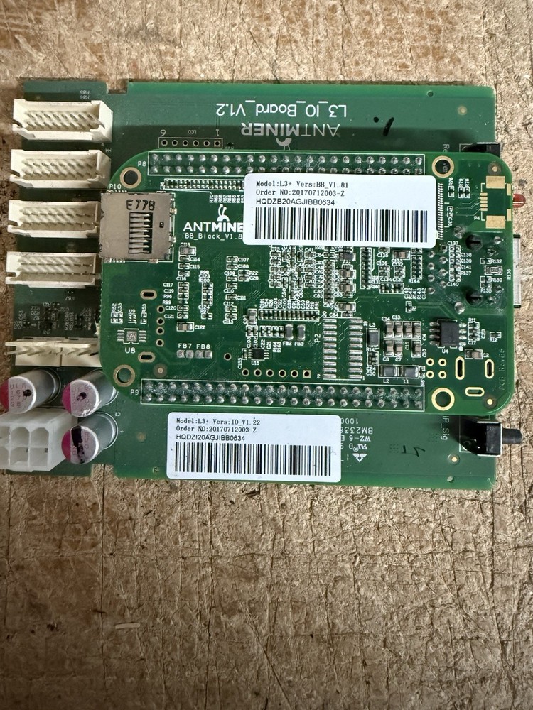Used Control Board For Bitmain Antminer L3/L3+/L3++