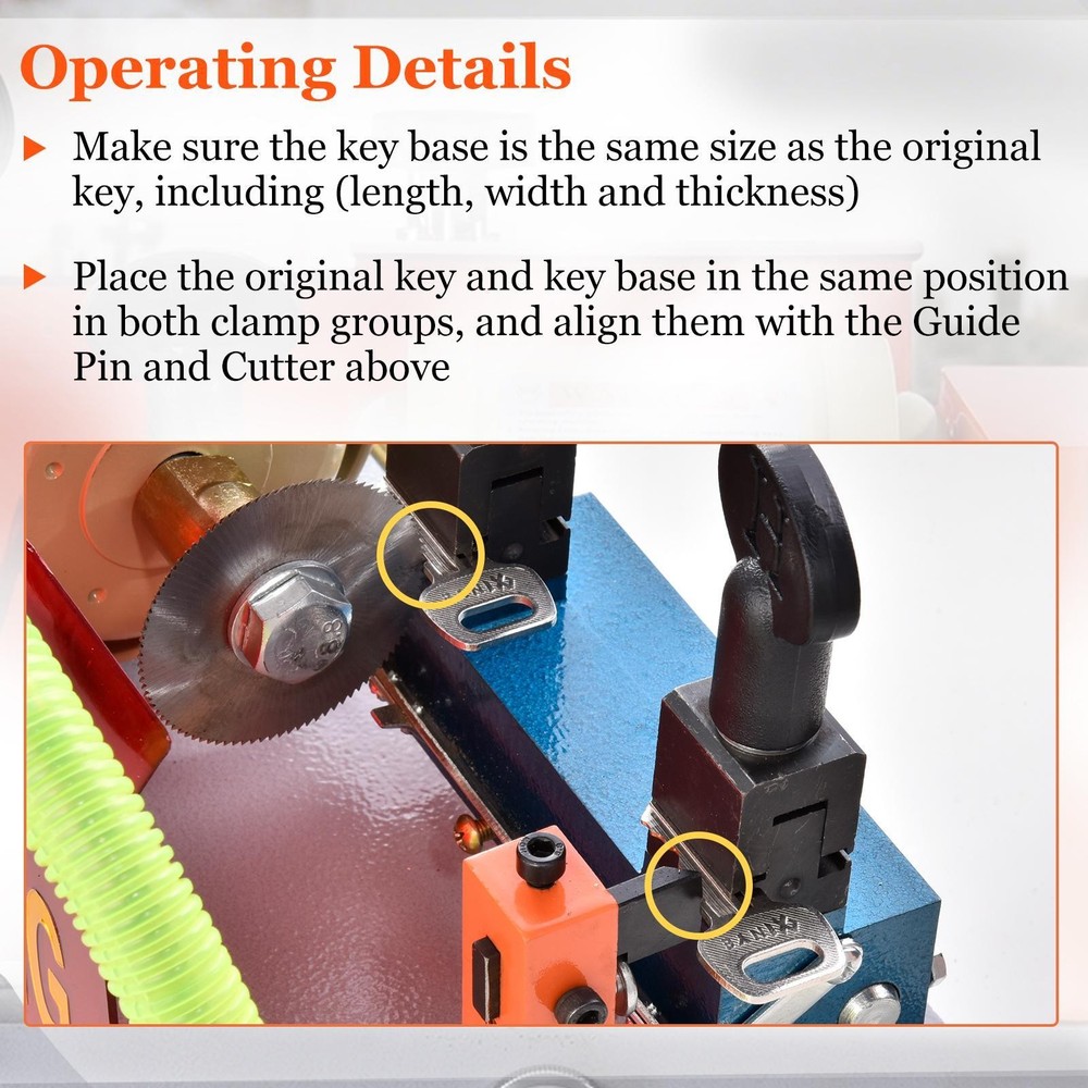 Key Duplicating Cutter Cutting Machine Professional Key Copy Machine Key