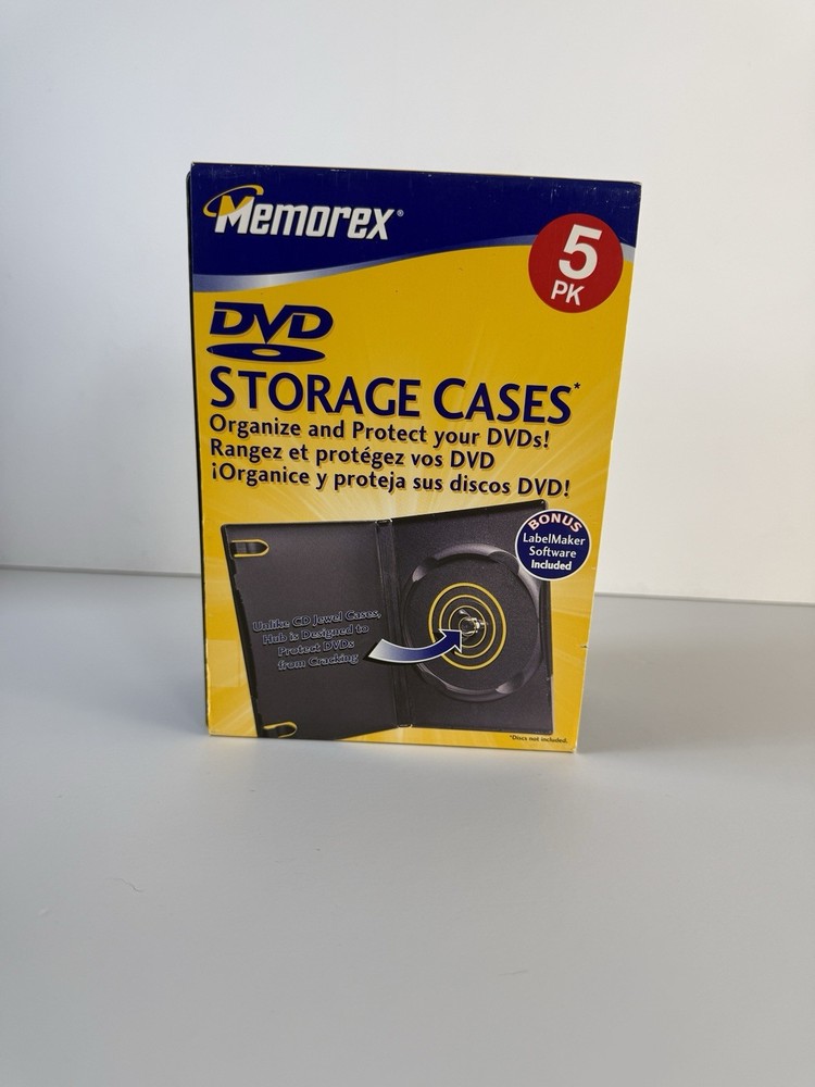 Memorex DVD Storage Cases 5-pack