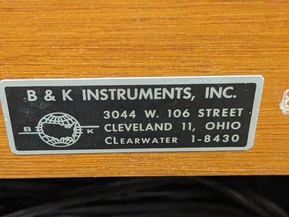 Bruel and Kjaer B&K 3204 Tapping Machine