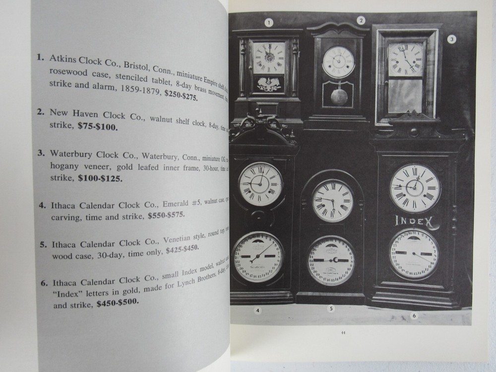 Clock Guide Identification With Prices 1976 Robert W Miller Book WT3