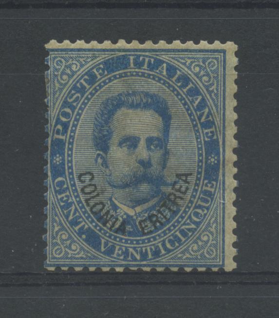 COLONIES ERITREA 1893 C.25 * CERT.