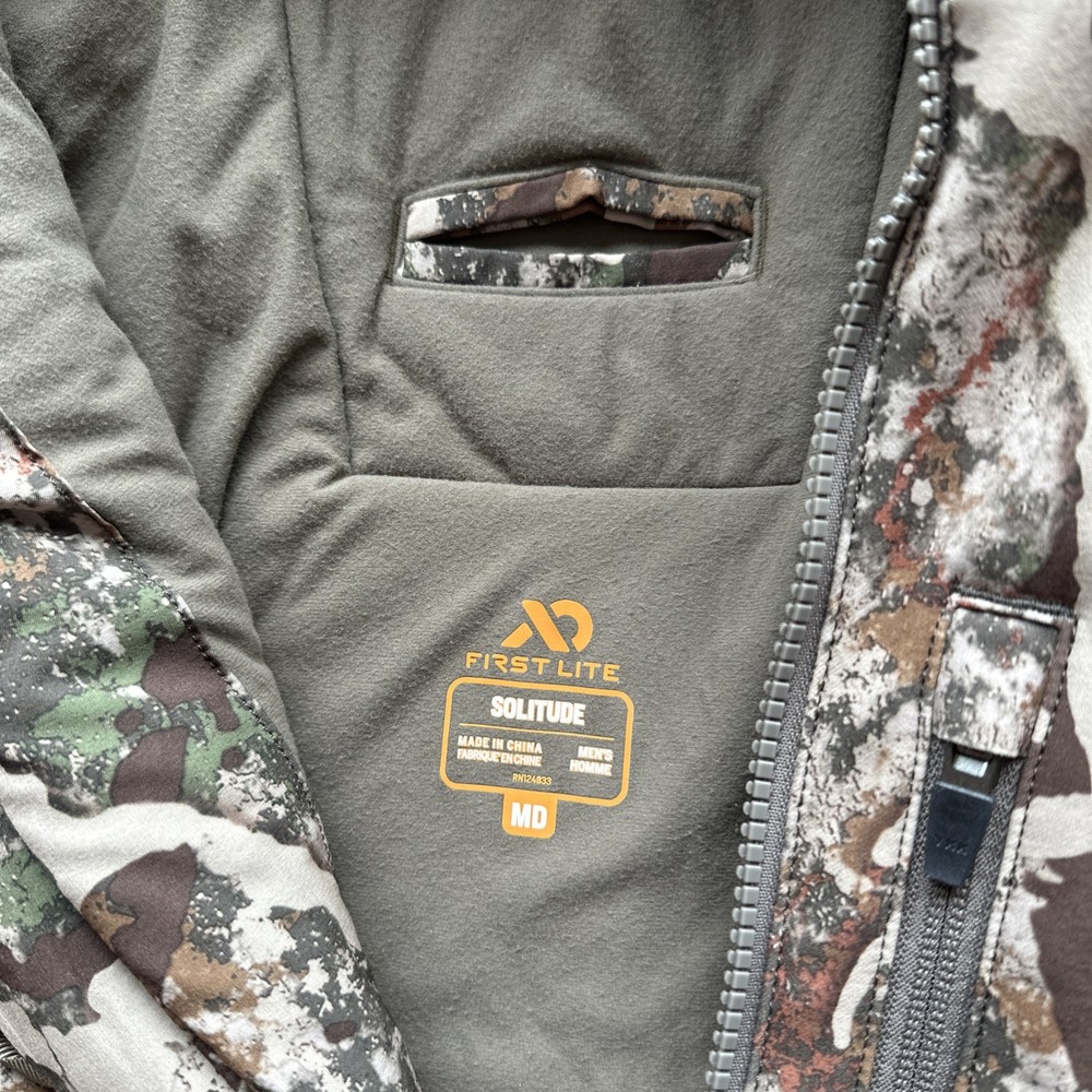 First Lite Solitude Insulated Hunting Jacket Size Medium Barely Used