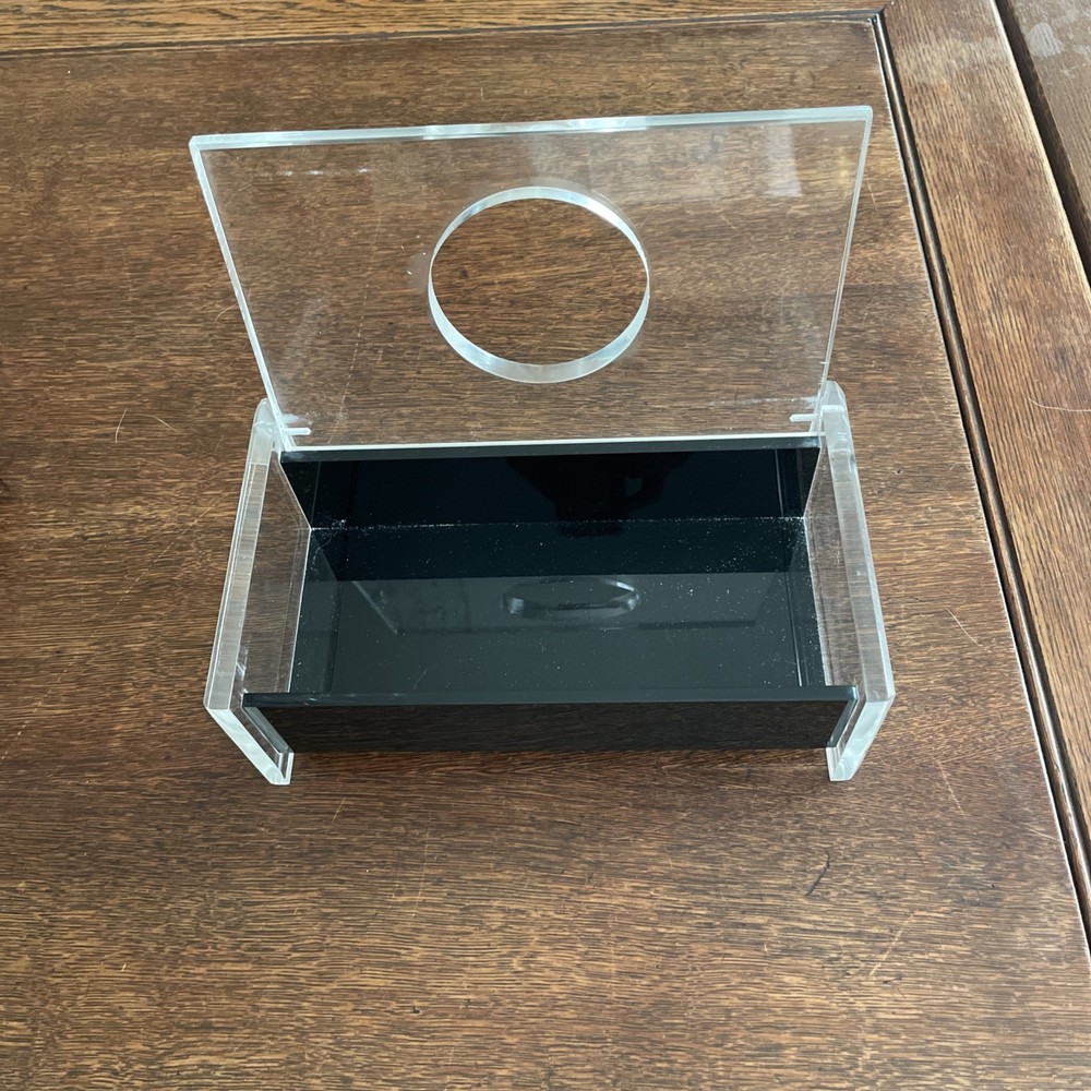 Vintage MCM Lucite Tissue Box