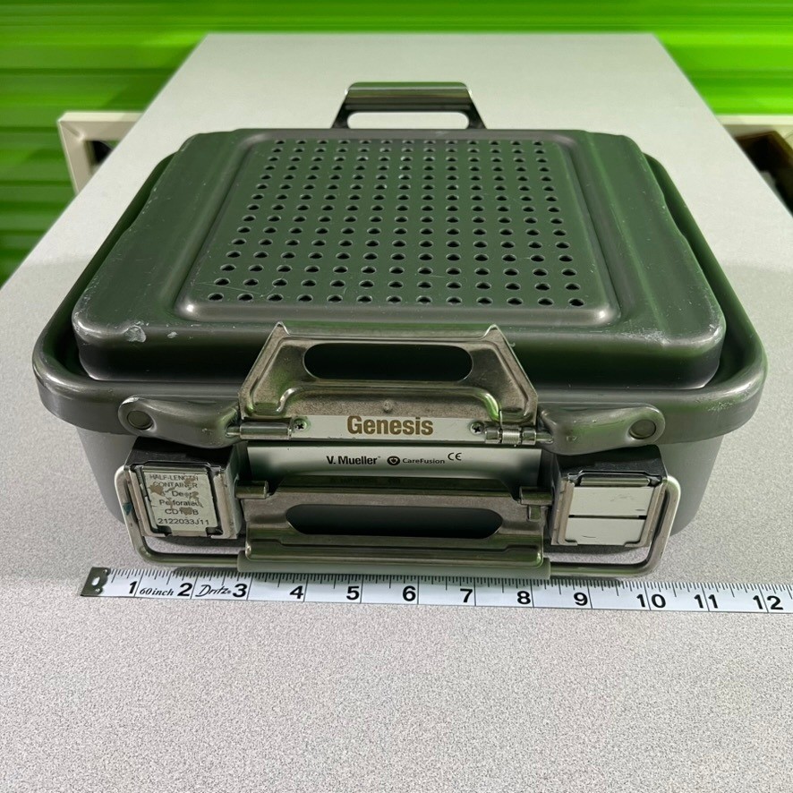 V. Mueller Genesis Half-Length Sterilization Container Perforated Deep CD1-8B