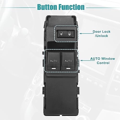 ACROPIX Front Left Driver Side Power Window Switch Fit for Dodge Challenger
