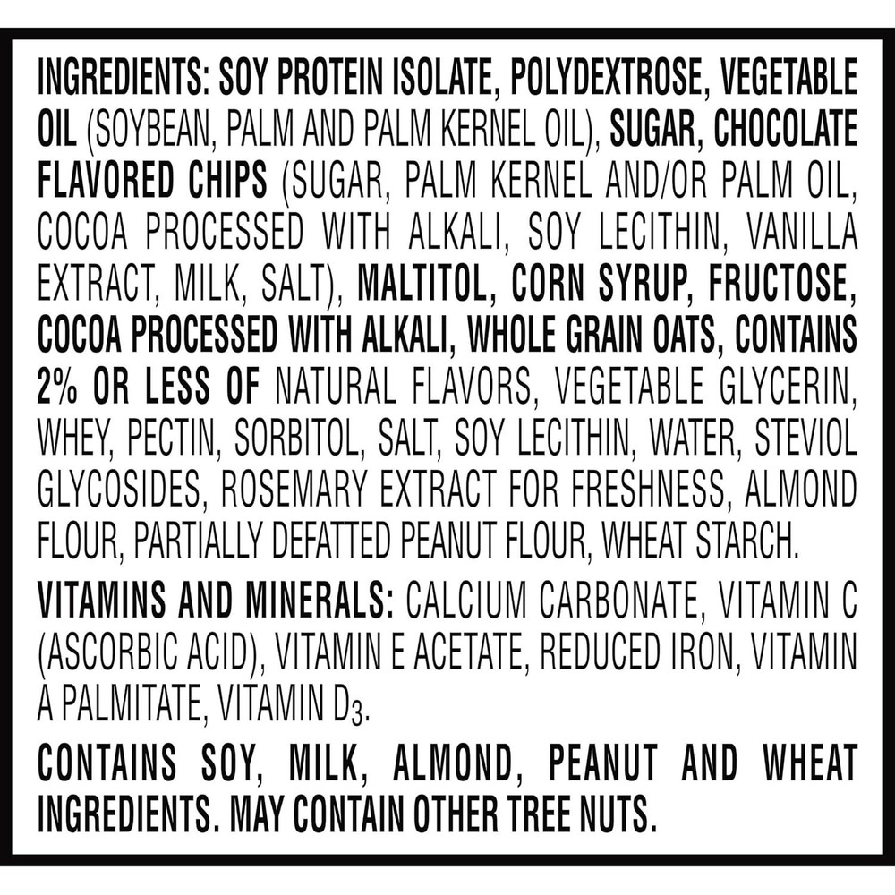 Special K Chocolate Chip Cookie Dough Protein Bars 12 Count Meal Replacement