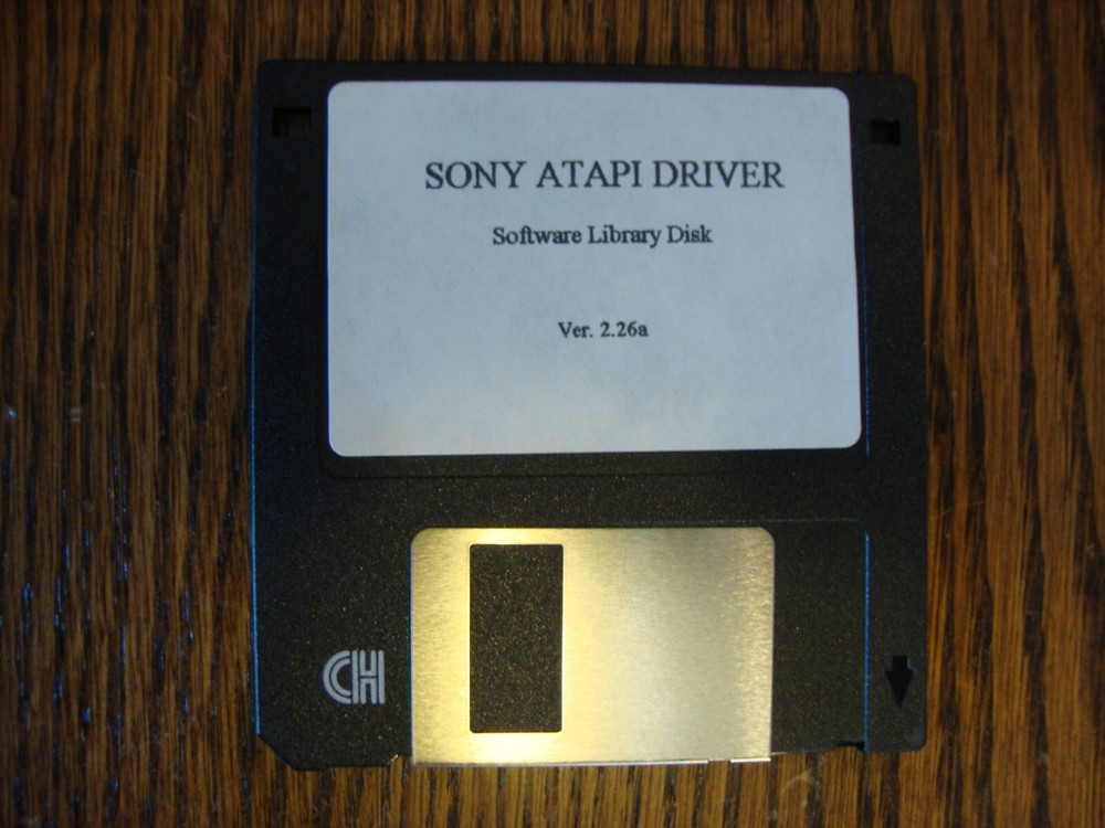 SONY CD-ROM ATAPI DRIVER Ver. 2.26a for Internal Desktop Disk Drive