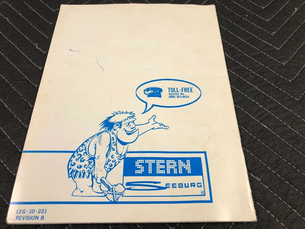 Stern Great Guns Arcade Machine Installation & Operation Manual FREE SHIP
