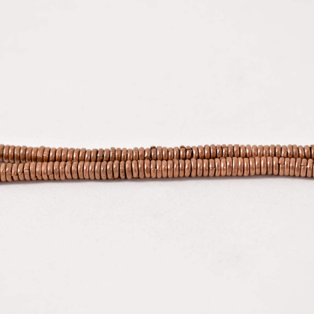 Copper Ethiopian Heishi Beads