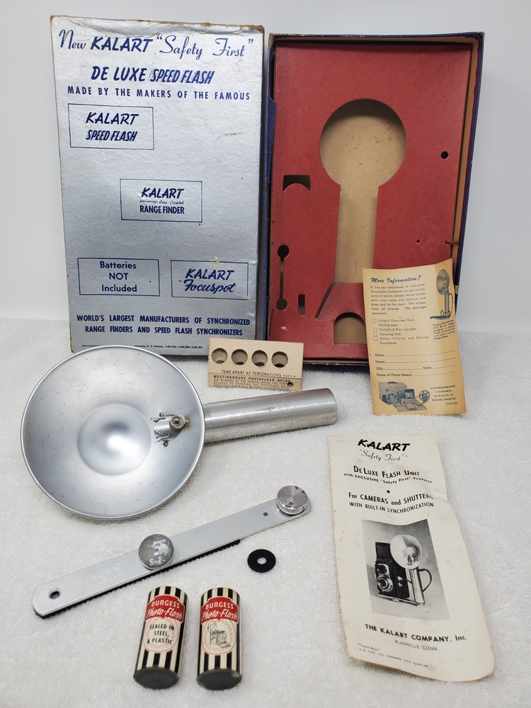 Kalart Safety First De Luxe Speed Flash Unit With Box