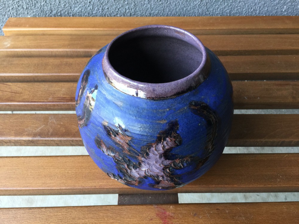 TERRIN LEVITT VASE BOWLS STUDIO POTTERY CERAMIC MID CENTURY MODERN EAMES ERA