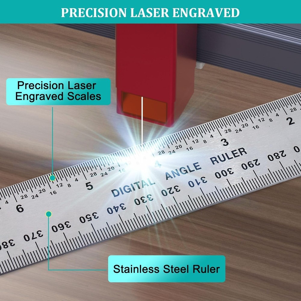 Angle Finder Protractor with Lock & Zero Function for Accurate Measurements