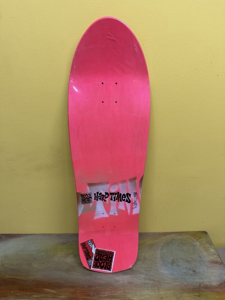Blockhead Hard Times Skateboard Deck.