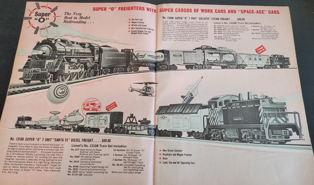1963 Lionel Model Train Catalog