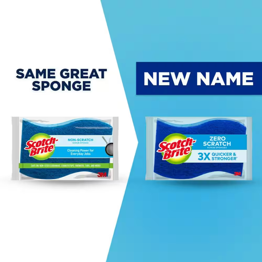 Non-Scratch Scrub Sponge (9-Pack)