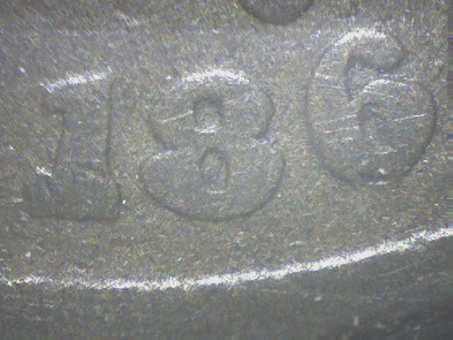 1864 2 CENT RARE RE-CUT DATE LARGE MOTTO D49