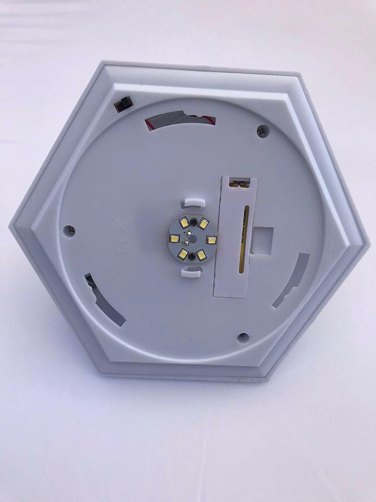 2pcs Solar Post Cap Light Hexagon w/ Super Bright SMD LED Wall Mount/4"/ 5" / 6"