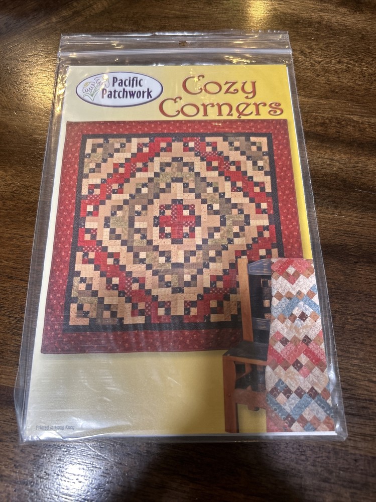 Pacific Patchwork Cozy Corners Quilt Pattern PPW-269 New