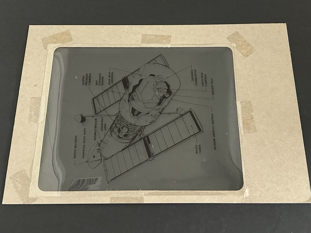 1978 NASA KSC Shuttle Space Telescope Satellite Presentation Transparency-160