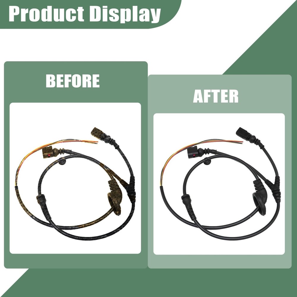 Front Left ABS Wheel Speed Sensor Wiring Harness Cable Compatible with VW Vol...