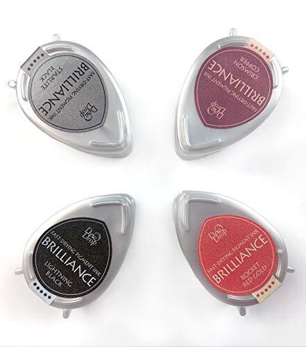 4-Pack Brilliance Dew Drop Inkpads Two Tone