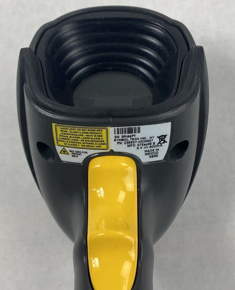 Symbol DS6607-HD20007 Handheld USB Barcode Scanner Tested