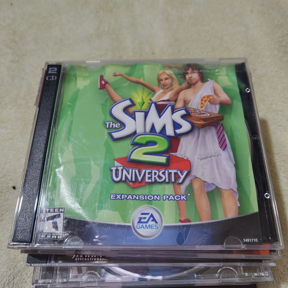 The Sims 2 University Expansion Pack 2 CD PC Game Standard Case