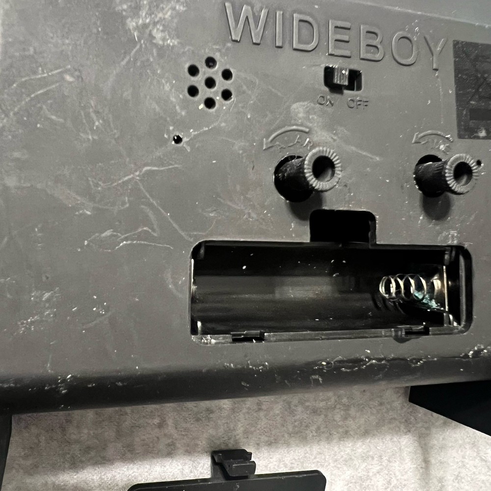 NEWGATE® Wideboy Alarm Clock | Rectangular Retro Mocha Brown & Cream