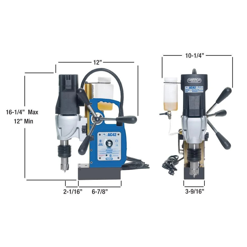 Champion Cutting Tool Varibrute Magnetic Drill Press