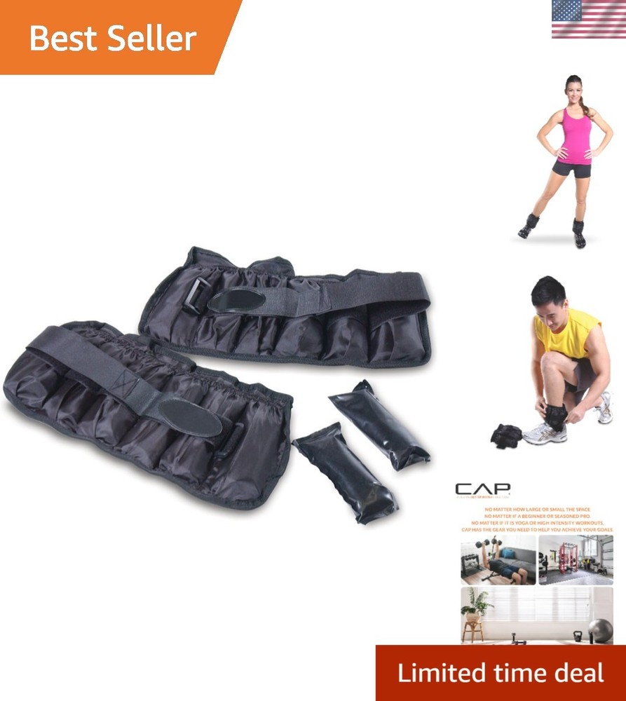 High-Quality Adjustable Ankle Weights 10-20lbs for Effective Training Sessions