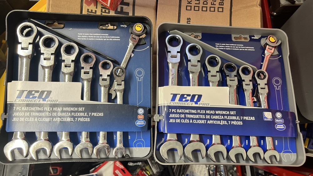 Teq Correct Pro Ratcheting Flex Head Wrenches